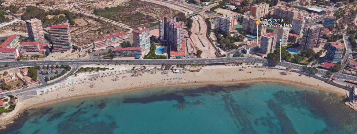 Apartamento En 1ª Linea Con Piscina Аликанте Экстерьер фото